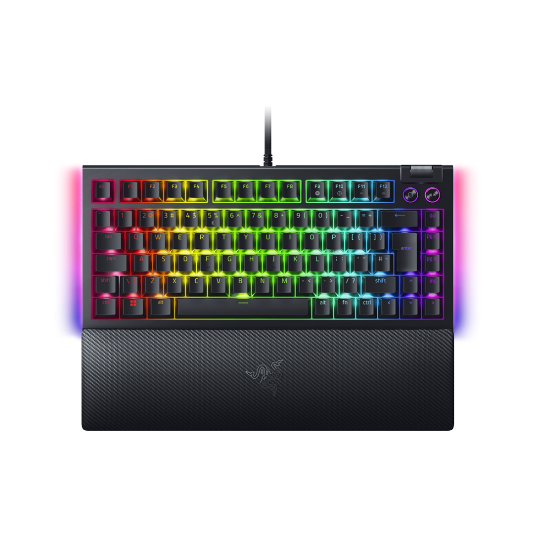 Razer BlackWidow V4 75% - Intl. US Layout (ISO) Gaming Keyboard in Qatar Razer BlackWidow V4 75% - Intl. US Layout (ISO) Gaming Keyboard in Qatar